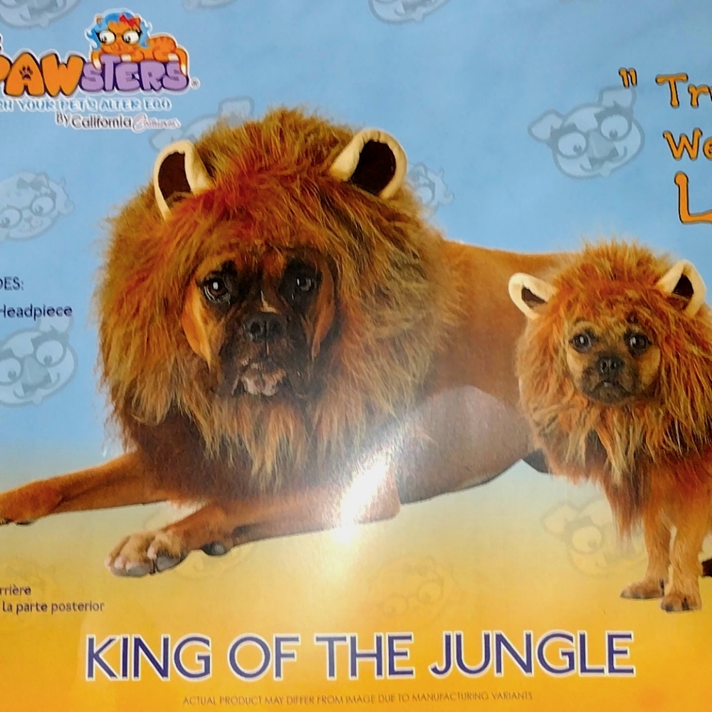 The Impawsters Plush Lion Mane Head Piece